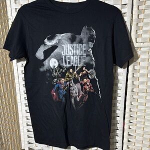 NWT Black Short Sleeve Justice League Tee